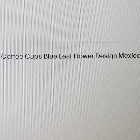 NWOT PFALTZGRAFF Villa Flora Blue Leaves Stoneware Coffee Mugs Set of 4 - Picture 12 of 12